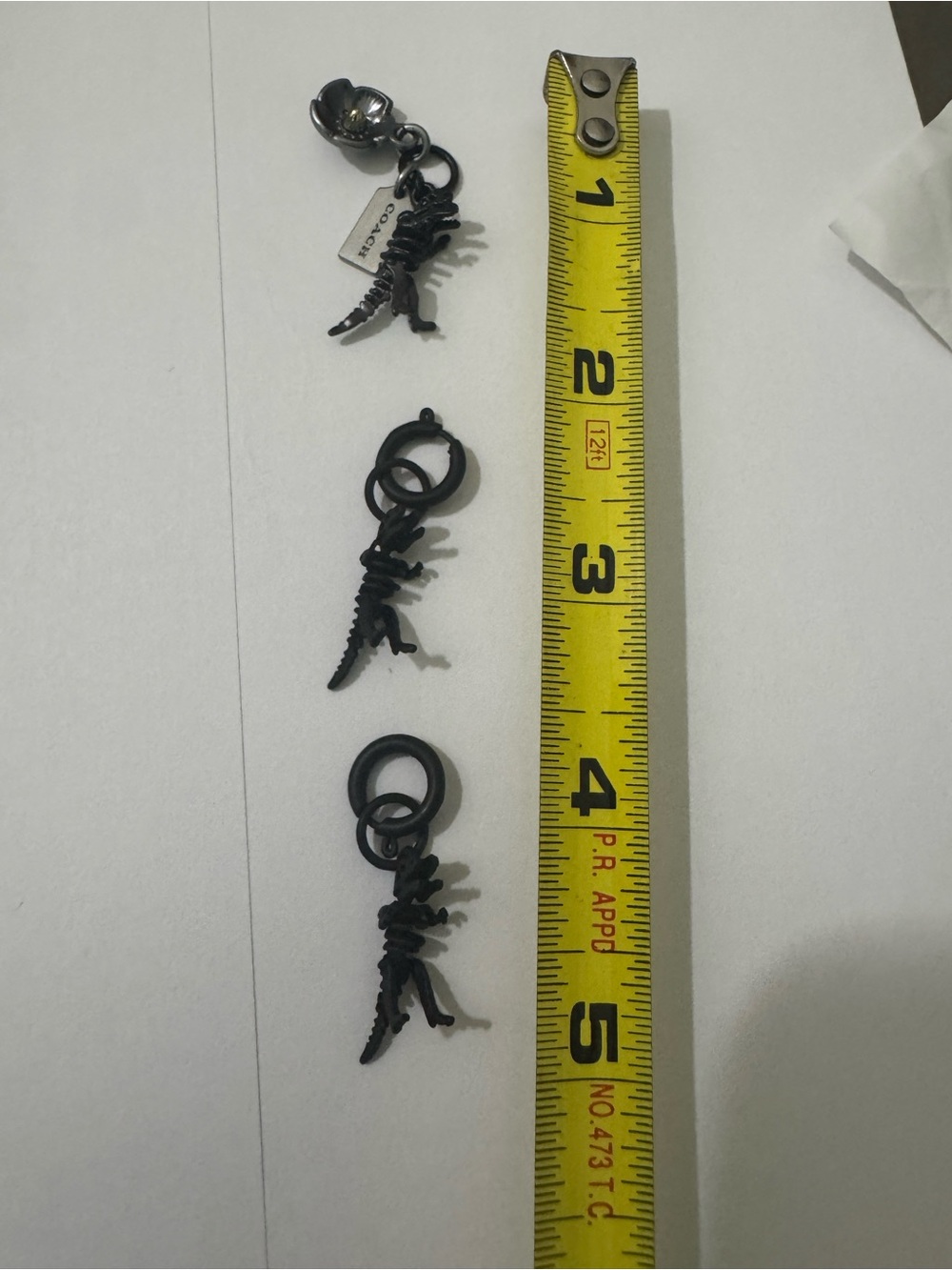 Coach Black Metal Charms - Picture 5 of 6